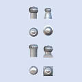Industrial Equipment Silver Metal Ventilation Caps With Various Designs And Shapes