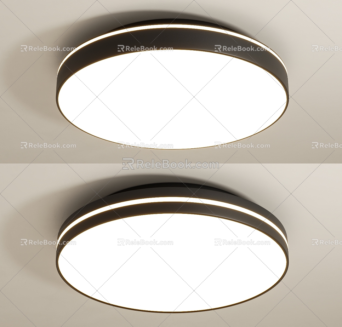 Modern minimalist ceiling lamp model