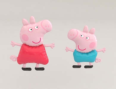 Peppa Pig Toy Handset 3d model