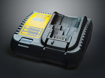 Portable Mobile Digital Battery Charger with Compact Design and Charging Slot for Electronic Devices 3d model