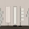 Floor Lamp Floor Lamp Cream Wind Floor Lamp Quiet Wind Floor Lamp Minimalist Floor Lamp Alien Floor Lamp 3d model