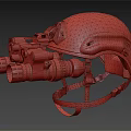 Tactical Military Helmet With Night Vision Binoculars Mounted Attachments And Secure Strap Design