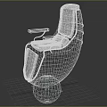 Modern Yellow And White Massage Chair With Stylish Design Comfortable Seat And Armrest