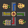 Modern Game Scene Game Level Level Art Game 3d model