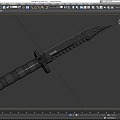 Dagger Tool Knife Knife Field Dagger Military Dagger Knife Low Face Number Low Model Simple Model Game Sub-era Movie and TV Level Super Realism 3d model