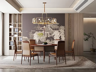 New Chinese Restaurant 3d model