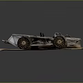 Handmade Metal Frame Open Design Car With Vintage Wheels And Craft Details