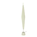 Modern Geometric Floor Lamp With Metal Frame Transparent Shade And Soft Light