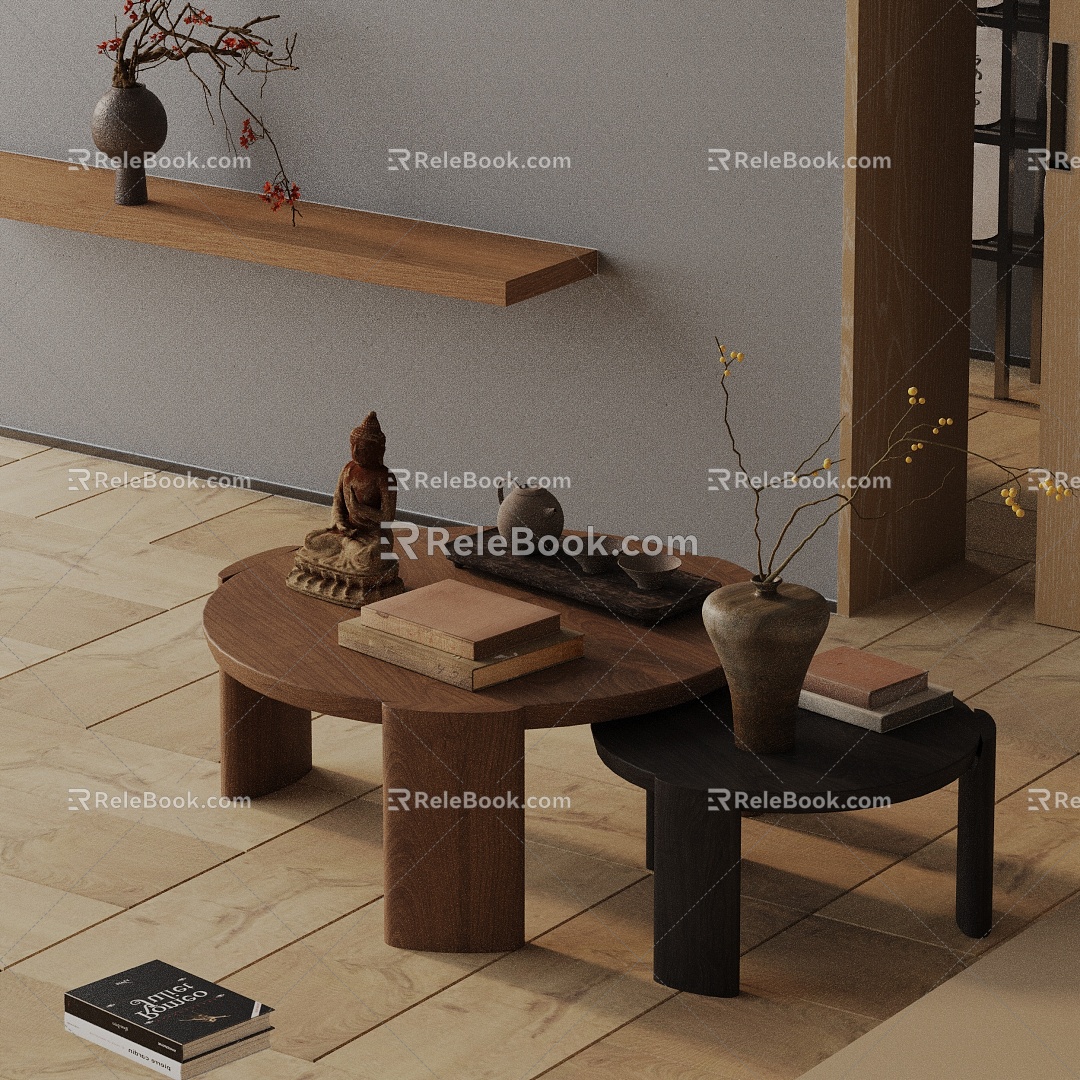 Modern coffee table 3d model