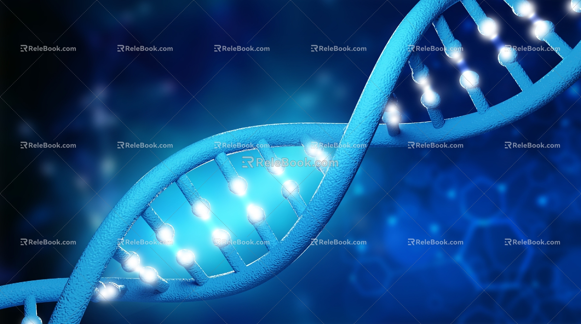 Modern gene helix structure enterprise commercial model