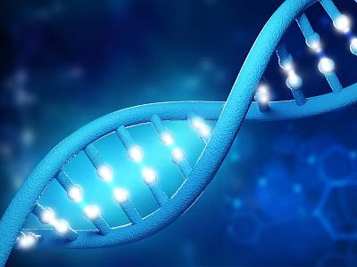 Advanced Medical Device for Genetic Testing with DNA Helix Technology in Biotechnology Labs 3d model