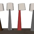 The floor lamp combination floor lamp 3d model