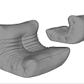 Modern Lazy Sofa 3d model