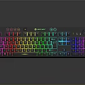 RGB Backlit Gaming Keyboard With Colorful LED Lighting And Modern Design