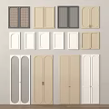 Door Components Various Designs Beige White Gray Paneled Arch Grille Styles Home Interior Decor Elements