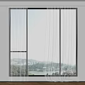 White Sheer Curtains For Window With Lightweight Fabric And Natural View