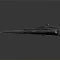 Gray Triangular Spacecraft With Multi Layered Structure And Detailed Surface Texture For Cosmic Exploration