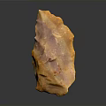 Yellow And Pink Stone Sculpture Carving With Irregular Shape Design