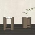 Modern side-several corner-several middle ancient side-several 3d model