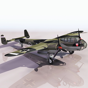 Modern fighter German fighter 3d model