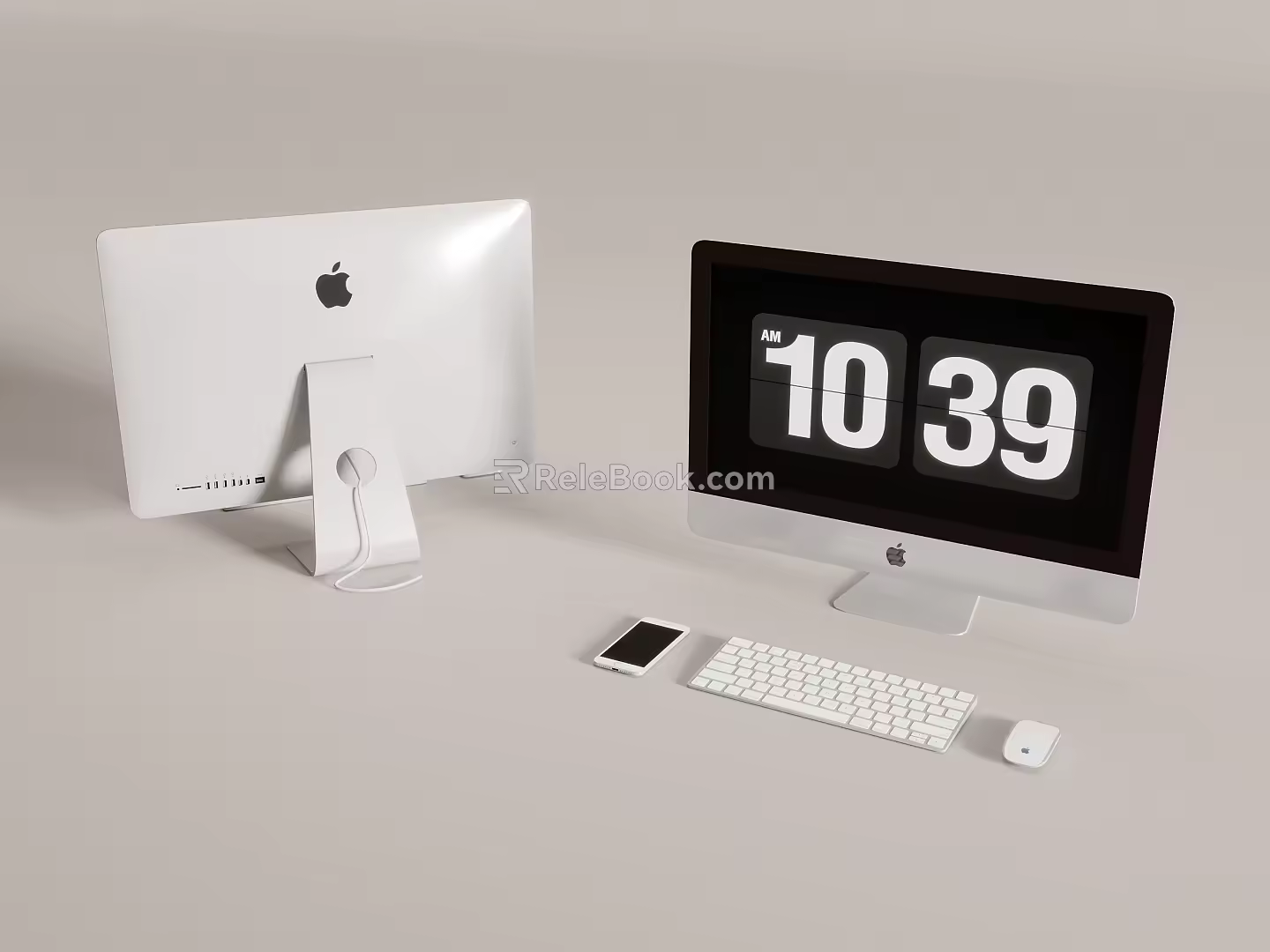 desktop computer all-in-one machine 3d model