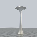 landscape column 3d model