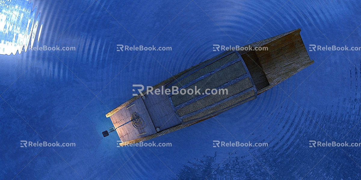 Chinese boat 3d model