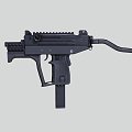 Uzi Pro 9mm submachine gun 3d model