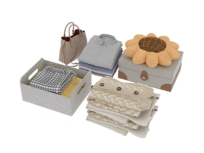 daily necessities clothes 3d model