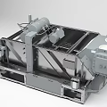 Heavy Duty Industrial Equipment Featuring Dual Motors And Metal Frame Structure