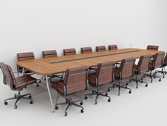 Conference table renderings 3d model