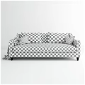 Double sofa 3d model