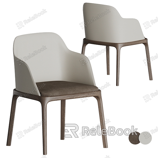 poliform Dining Chair Single Chair Leather Chair model