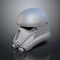 Weapon Grade Military Combat Helmet with Metallic Smooth Surface and Tactical Face Shield