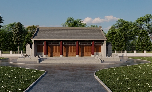 Ancient Ancestral Hall 3d model