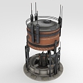 Modern Mining Facilities Sci-Fi Mining Facilities 3d model