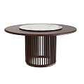 Chinese Round Dining Table 3d model