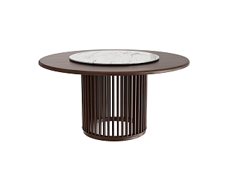 Chinese Round Dining Table 3d model