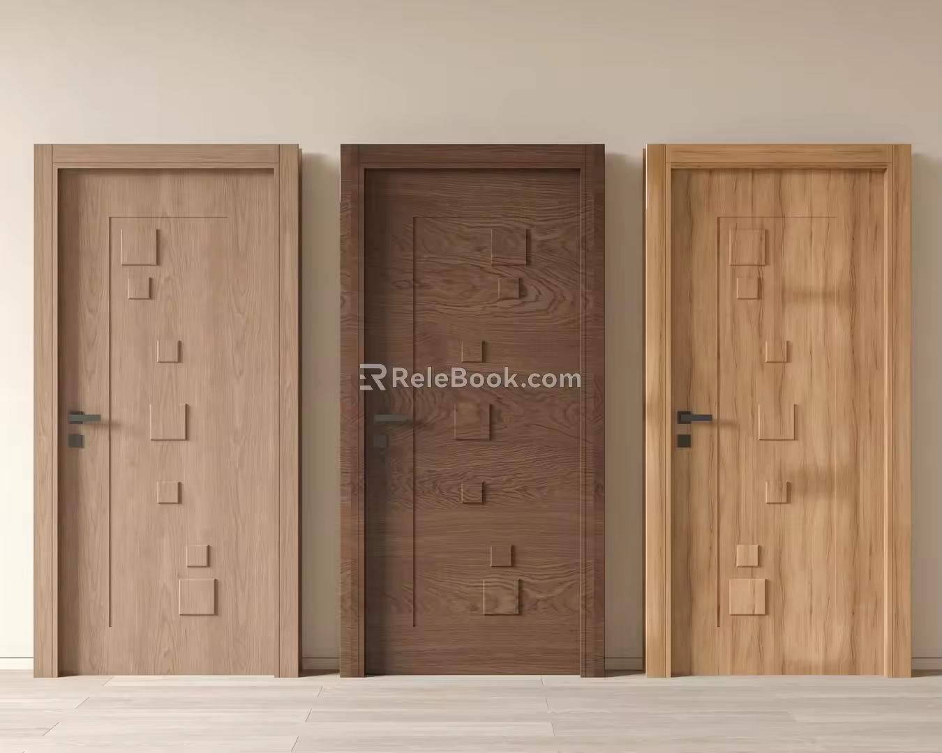 Nordic Single Door Combination 3d model