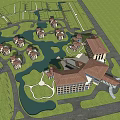 Serene Detached Villas with Water Features and Landscaped Green Areas in Master Plan