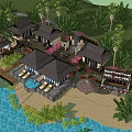 Boutique Beachfront Villa With Ocean View Palm Trees And Private Pool Terrace