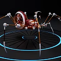 Modern mechanical spider bionic robot science and technology sense combat mech doomsday mech robot toy ornaments 3d model