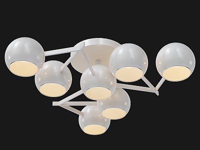 Modern Ceiling Light Galaxy Loft Concept 3d model