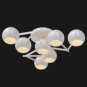 Modern Ceiling Light Galaxy Loft Concept 3d model