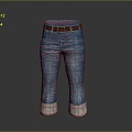 Jeans Casual Pants Denim Casual Pants Men's Pants Women's Pants Men's Pants Women's Pants 3d model