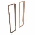 Modern Tall Mirrors With Thin Metal Frames For Home Decoration 3d model