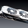 High Performance ASUS ROG Gaming Graphics Card With Dual Fans Red Black Design