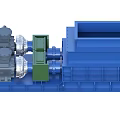 Public Facility Industrial Machinery With Blue Body And Green Control Unit