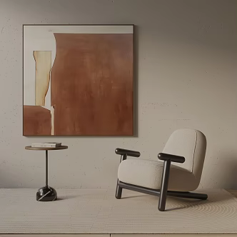 modern leisure chair 3d model