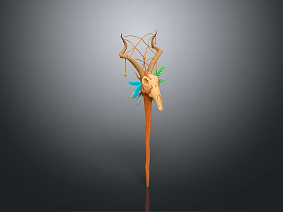 Scepter Ancient Scepter Cane Ancient Scepter Magic Scepter Metal Scepter Classical Scepter Magic Scepter 3d model